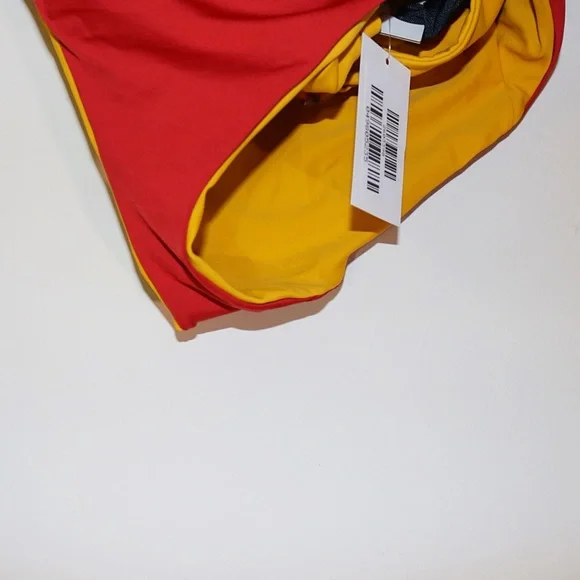 Johanna Ortiz Une Coquillage High-Waist Bikini Bottom in Marigold - Picture 7 of 13